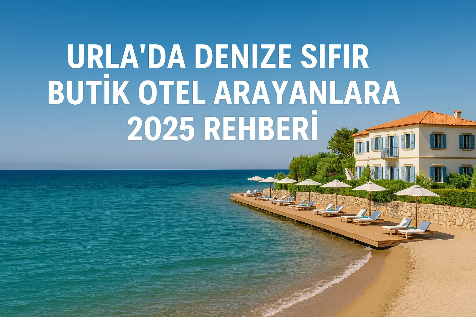 Urla'da Denize Sıfır Butik Otel Arayanlara 2025 Rehberi